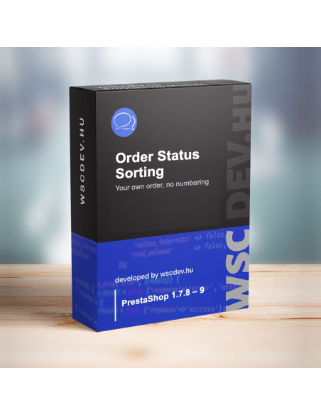 PrestaShop rendelésállapot sorrend modul | WSC Dev