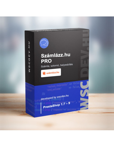 PrestaShop Számlázz.hu Connector PRO – Automatic Invoices, Cancellations and Corrections