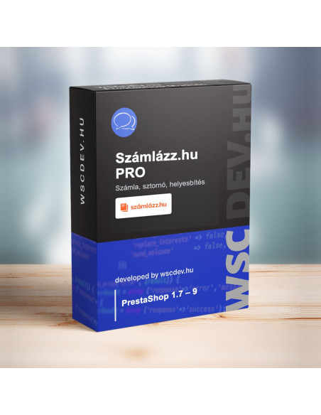 PrestaShop Számlázz.hu Connector PRO – Automatic Invoices, Cancellations and Corrections