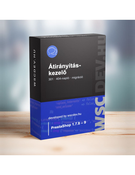 PrestaShop 301 átirányítás és 404 napló modul