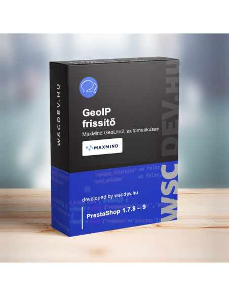 PrestaShop GeoIP-adatbázis automatikus frissítő modul – MaxMind GeoLite2