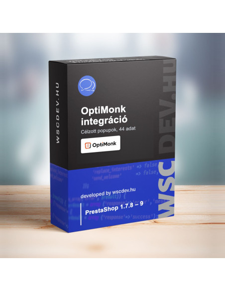 Prestashop Optimonk ügyfél élmény és popup integrációs modul